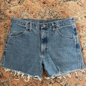 Vintage Dark Blue Jean Shorts